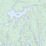 Natural Resources Canada Lac Miquelon, QC (022F09 Toporama) digital map