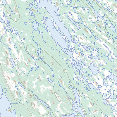 Natural Resources Canada Lac Monceaux, QC (024G16 Toporama) digital map