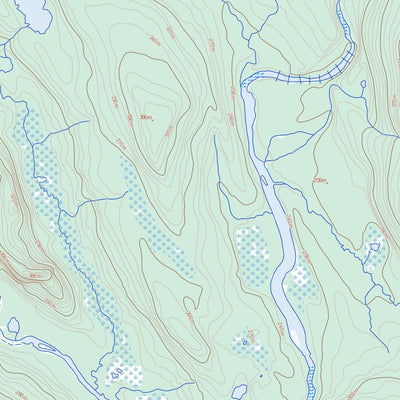 Natural Resources Canada Lac Montcevelles, QC (012N02 Toporama) digital map