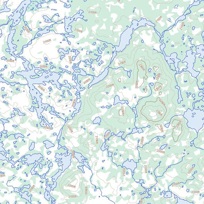 Natural Resources Canada Lac Montenon (023G03 Toporama) digital map