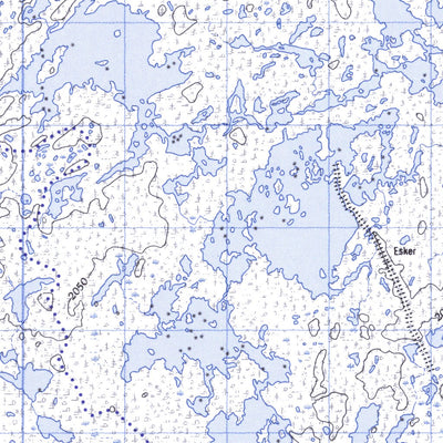 Natural Resources Canada Lac Montenon, NL (023G03 CanMatrix) digital map