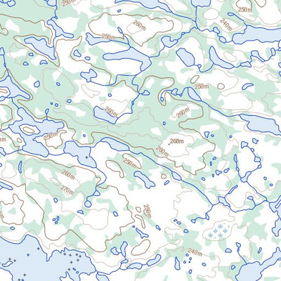 Natural Resources Canada Lac Montmollin, QC (034I10 Toporama) digital map