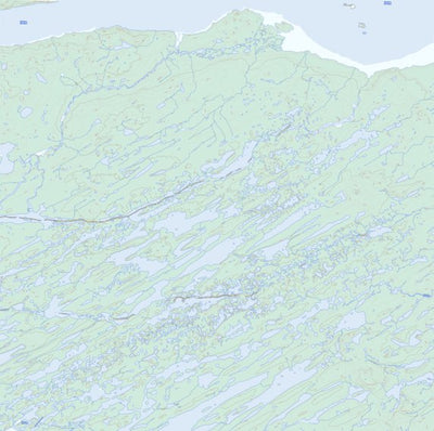 Natural Resources Canada Lac Morgan, QC (024M16 Toporama) digital map