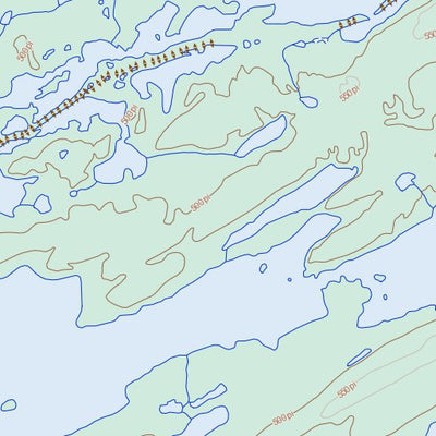 Natural Resources Canada Lac Morgan, QC (024M16 Toporama) digital map