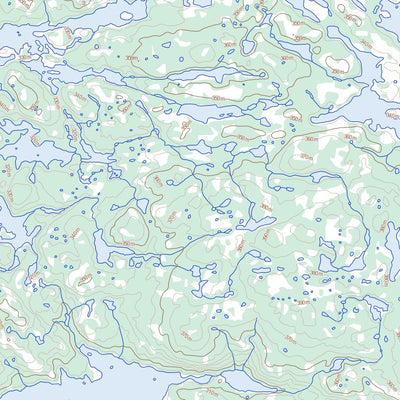 Natural Resources Canada Lac Morrice, QC (034H08 Toporama) digital map