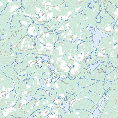 Natural Resources Canada Lac Moyer, QC (024D02 Toporama) digital map