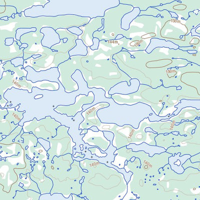 Natural Resources Canada Lac Muraalavik, QC (034K09 Toporama) digital map