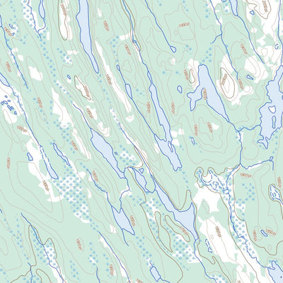 Natural Resources Canada Lac Musset, QC (023O11 Toporama) digital map