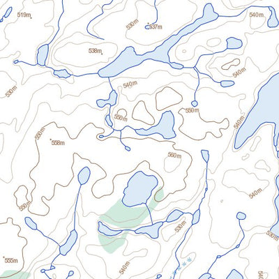 Natural Resources Canada Lac Nallusarqituq, QC (035H03 Toporama) digital map