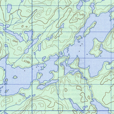 Natural Resources Canada Lac Nasacauso, QC (032O15 CanMatrix) digital map