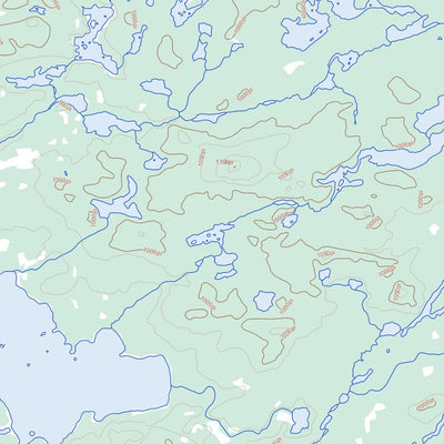 Natural Resources Canada Lac Natel, QC (033B04 Toporama) digital map
