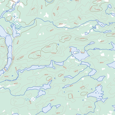 Natural Resources Canada Lac Natel, QC (033B04 Toporama) digital map