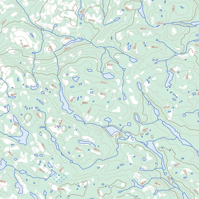 Natural Resources Canada Lac Natuak, QC (024E04 Toporama) digital map
