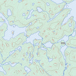 Natural Resources Canada Lac Nesle, QC (012J13 Toporama) digital map