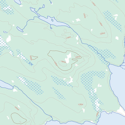 Natural Resources Canada Lac Ninawawe, QC (024B09 Toporama) digital map