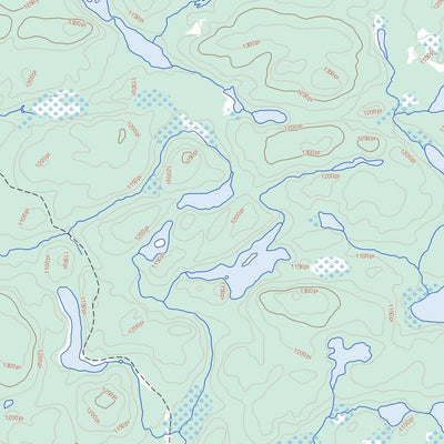 Natural Resources Canada Lac Nodier, QC (031M09 Toporama) digital map