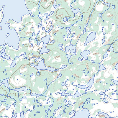 Natural Resources Canada Lac Normandeau (034I09 Toporama) digital map