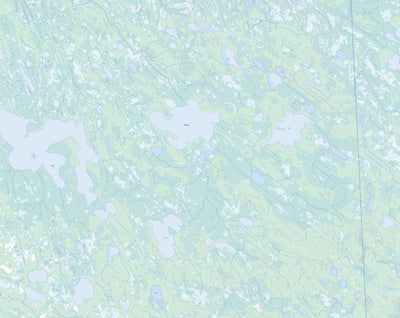 Natural Resources Canada Lac Obamsca, QC (032L08 Toporama) digital map