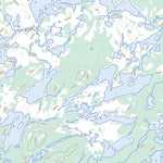 Natural Resources Canada Lac Ochiltrie, QC (033A10 Toporama) digital map