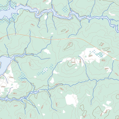 Natural Resources Canada Lac Olga, QC (032F14 Toporama) digital map