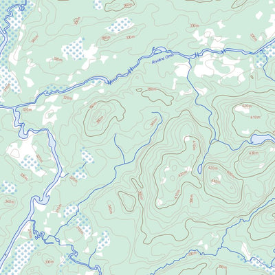 Natural Resources Canada Lac Omo, QC (032J04 Toporama) digital map