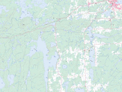 Natural Resources Canada Lac Opasatica, QC (032D03 Toporama) digital map