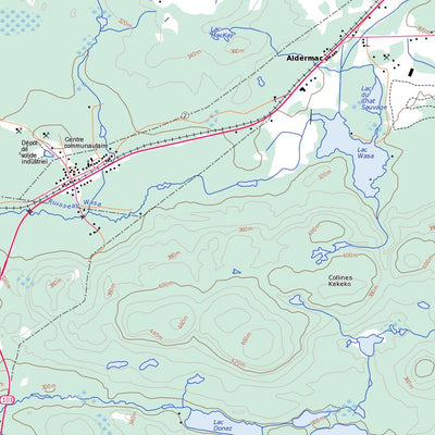 Natural Resources Canada Lac Opasatica, QC (032D03 Toporama) digital map