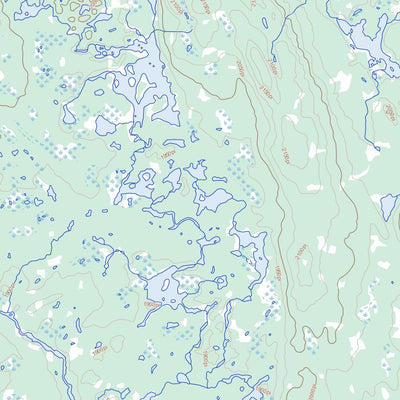 Natural Resources Canada Lac Opocopa, NL (023B10 Toporama) digital map