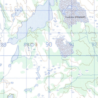 Natural Resources Canada Lac Paimpont, QC (012K05 CanMatrix) digital map