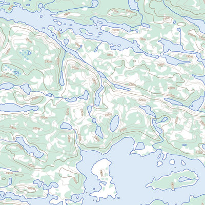 Natural Resources Canada Lac Pamigamachi, QC (033K03 Toporama) digital map