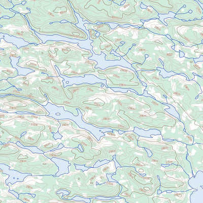 Natural Resources Canada Lac Panis, QC (033O04 Toporama) digital map