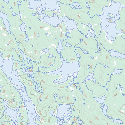 Natural Resources Canada Lac Papavoine, QC (024G02 Toporama) digital map