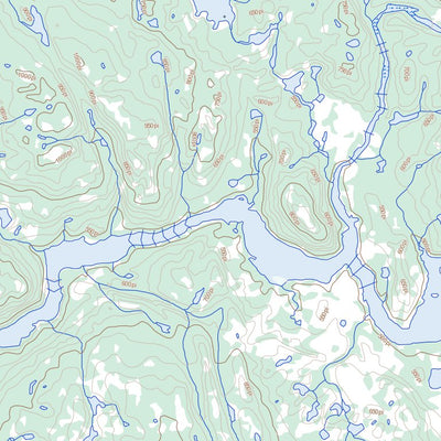 Natural Resources Canada Lac Papavoine, QC (024G02 Toporama) digital map