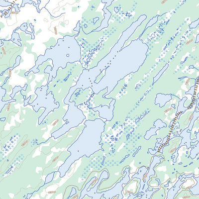 Natural Resources Canada Lac Patamisk, QC (023D14 Toporama) digital map