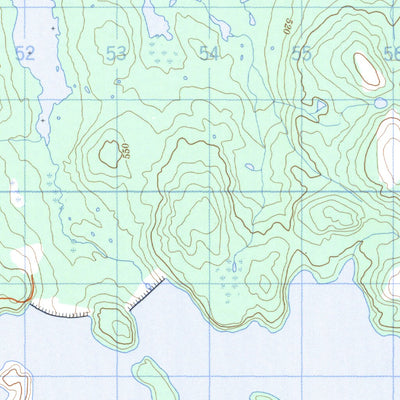 Natural Resources Canada Lac Pau, QC (023K13 CanMatrix) digital map