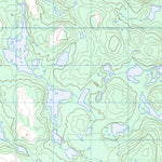 Natural Resources Canada Lac Pau, QC (023K13 CanMatrix) digital map