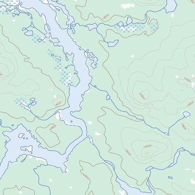 Natural Resources Canada Lac Payant, QC (024B01 Toporama) digital map