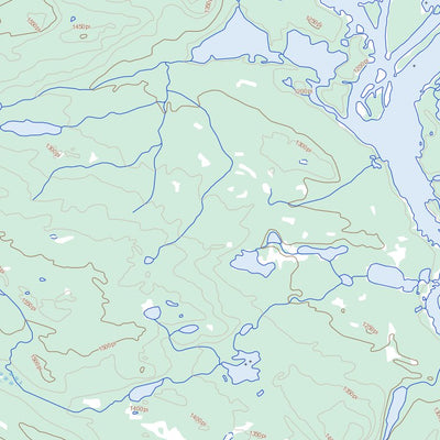 Natural Resources Canada Lac Payant, QC (024B01 Toporama) digital map