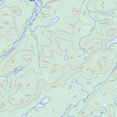 Natural Resources Canada Lac Peabody, QC (031O10 Toporama) digital map