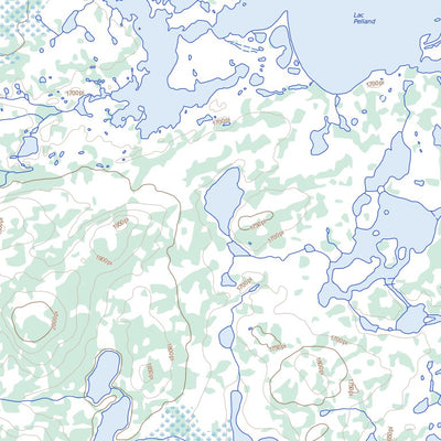 Natural Resources Canada Lac Pelland (024A09 Toporama) digital map