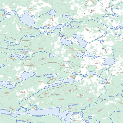 Natural Resources Canada Lac Pelletan, QC (033H04 Toporama) digital map