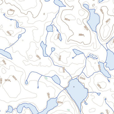 Natural Resources Canada Lac Périnault, QC (035B15 Toporama) digital map