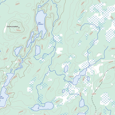Natural Resources Canada Lac Picquet, QC (032G04 Toporama) digital map