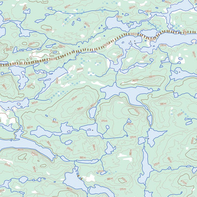 Natural Resources Canada Lac Pigin, QC (033P12 Toporama) digital map