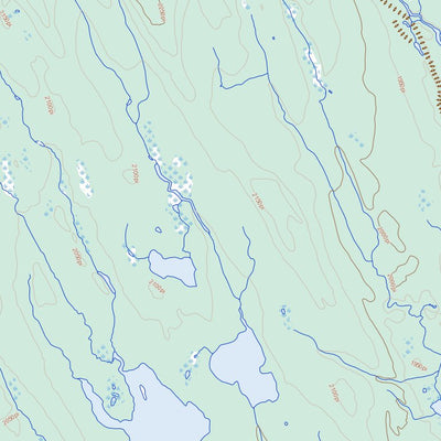 Natural Resources Canada Lac Poissons Blancs, QC (022O16 Toporama) digital map