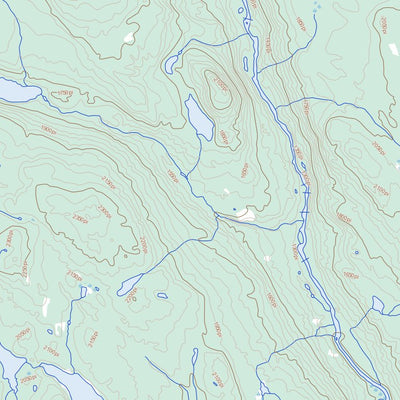 Natural Resources Canada Lac Poissons Blancs, QC (022O16 Toporama) digital map