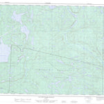 Natural Resources Canada Lac Poulin-De-Courval, QC (022D16 CanMatrix) digital map