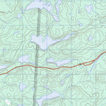 Natural Resources Canada Lac Poulin-De-Courval, QC (022D16 CanMatrix) digital map