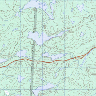 Natural Resources Canada Lac Poulin-De-Courval, QC (022D16 CanMatrix) digital map
