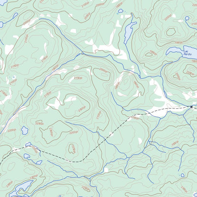 Natural Resources Canada Lac Poulin-De-Courval, QC (022D16 Toporama) digital map